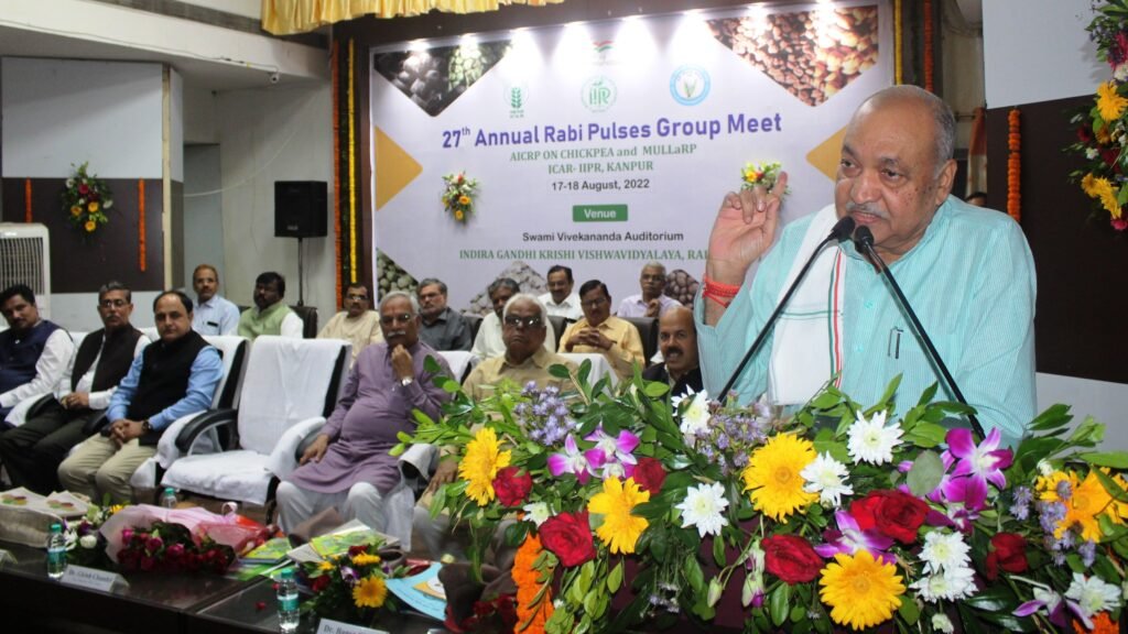 रायपुर : छत्तीसगढ़ में 15 लाख हेक्टेयर रकबे में उगाई जाएंगी दलहन फसलें:  रविन्द्र चौबे 