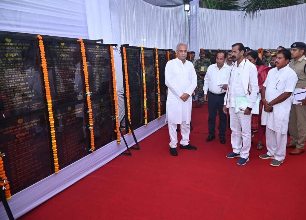 रायपुर : भेंट-मुलाकात, लोकार्पण-भूमिपूजन