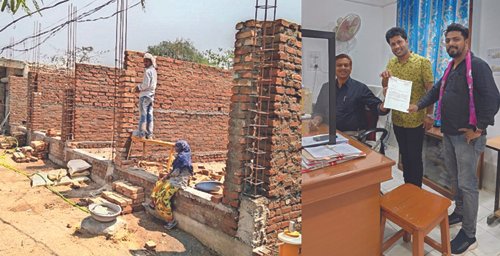 जेसीजी के महासचिव नवीन अग्रवाल के द्वारा ग्राम पटेल की मनमानी के चलते मेन चौक की जमीन पर अवैध रूप से बेजा कब्जा कर व्यवसायिक कॉम्प्लेक्स बनाने की शिकायत एसडीएम से की गई