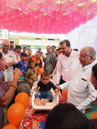 CG : राष्ट्रीय पोषण माह के तहत मनाया जा रहा वजन तिहार