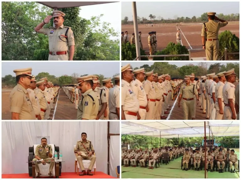 CG : एसपी सूरज सिंह परिहार ने रक्षित केंद्र धमतरी में ली जनरल परेड की सलामी