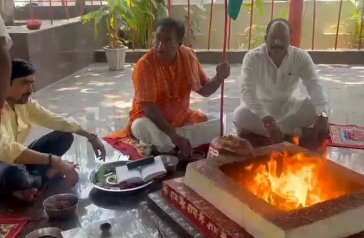 CG : पाकिस्तान के साथ तनाव के बीच रायपुर में हुई हवन.पूजन