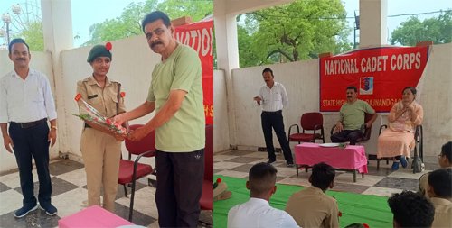 राजनांदगांव : एनसीसी कैडेटों ने मनाया विश्व तम्बाखु निषेध दिवस