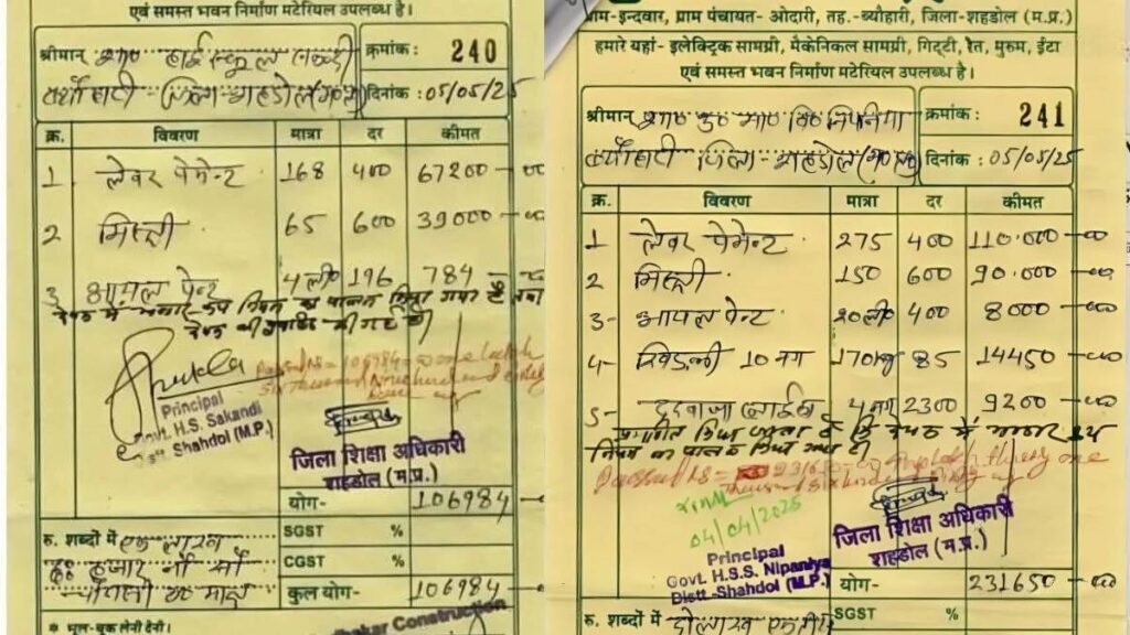 Scam in Government High School Sankadi of Byawari