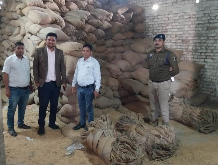 राजनांदगांव : खरीफ विपणन वर्ष 2025-26, आज कुल 9 प्रकरणों में 57 लाख 28 हजार 800 रूपए मूल्य के 1848 क्विंटल अवैध धान जप्त