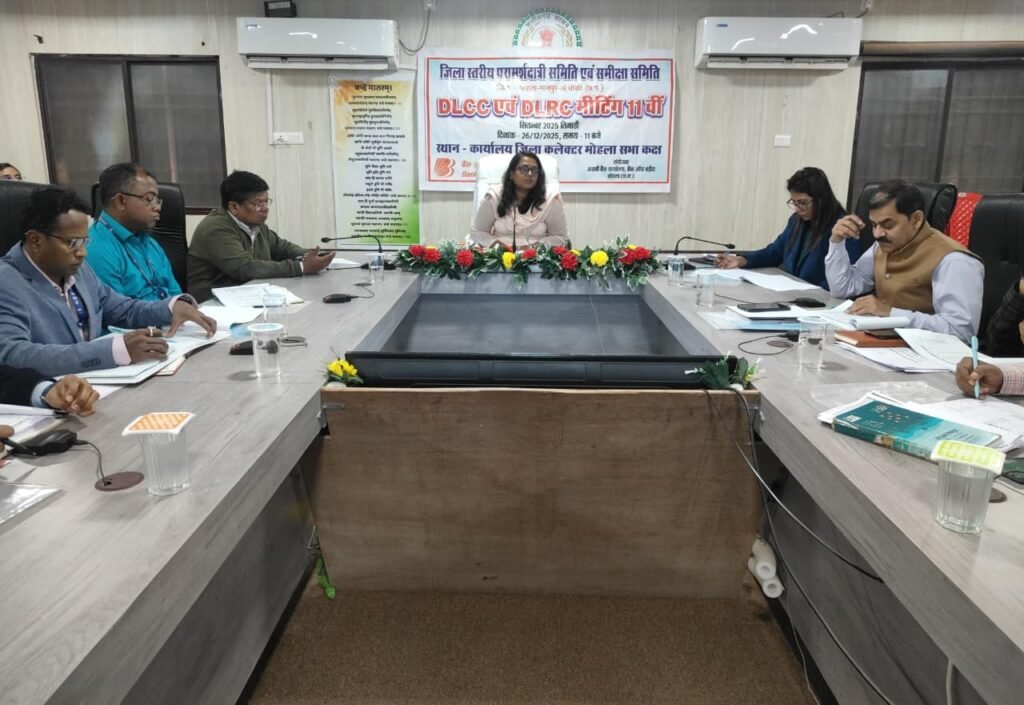 मोहला : शिक्षा ऋण प्रकरणों में प्रगति लाने कलेक्टर ने बैंकों को दिए आवश्यक दिशा-निर्देश