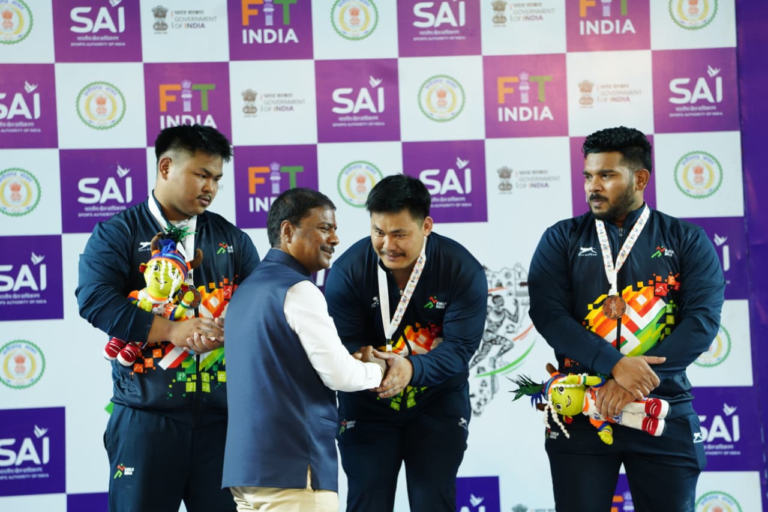 खेलो इंडिया ट्राइबल गेम्स 2026: वेटलिफ्टिंग स्पर्धा में अरुणाचल पुरुष और असम महिला वर्ग में ओवरऑल चैम्पियन
