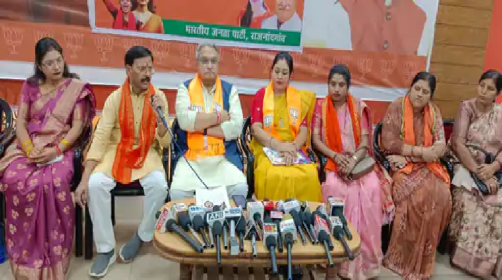 राजनांदगांव : विपक्ष के राजनीतिक स्वार्थ के कारण नारी शक्ति वंदन अधिनियम अधूरा…
