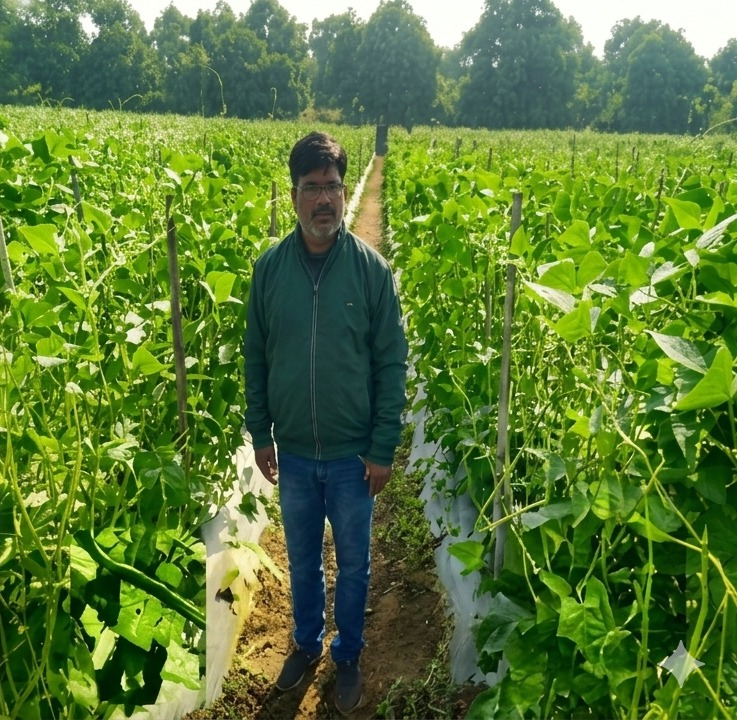 उद्यानिकी की आधुनिक तकनीकों से किसान महेश कश्यप की बदली तकदीर