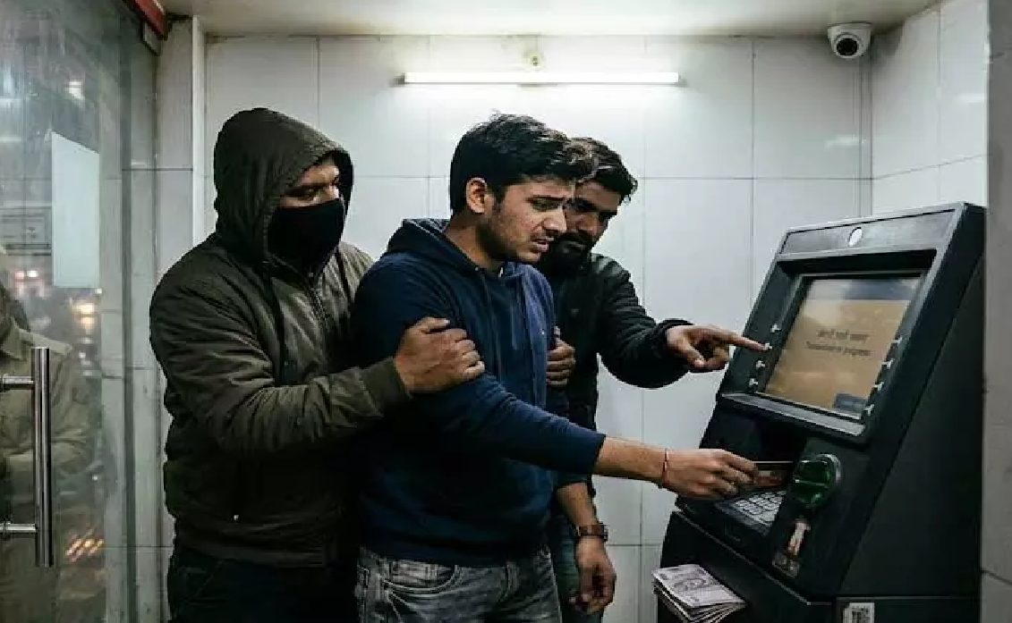 रायपुर: राजधानी रायपुर में बदमाशों के हौंसले बुलंद है. पार्टी करने के लिए बदमाशों ने एक युवक को बंधक बनाकर जबरन एटीएस से पैसे निकलवा लिए. युवक के साथ मारपीट कर 10 हजार रुपए कैश निकलवाए गए. पुलिस ने मामले में एक आरोपी को गिरफ्तार कर लिया है, जबकि दो अन्य आरोपियों की तलाश की जा रही है. पूरा मामला टिकरापारा थाना क्षेत्र का है. जानकारी के मुताबिक, कुशालपुर निवासी विशाल सोनकर निजी कंपनी में काम करता है. 8 मई को वह टिकरापारा इलाके से शंकरनगर की ओर जा रहा था. इसी दौरान साहू भवन के पास स्थित एक पान ठेले पर वह रुका. तभी वहां विशाल बृजवानी उर्फ दीनू (26) अपने दो साथियों के साथ पहुंचा. बदमाशों ने युवक के साथ बिना किसी वजह के गाली-गलौज शुरू कर दी. जब विशाल ने इसका विरोध किया, तो आरोपियों ने उसके साथ मारपीट शुरू कर दी. इसके बाद तीनों बदमाश उसे जबरदस्ती उसके ही मोपेड पर बैठाकर पास के एटीएम तक ले गए. एटीएम के भीतर भी आरोपियों ने विशाल के साथ मारपीट की गई. उसे डराकर खाते से 10 हजार रुपए निकलवा लिए. रुपए लेने के बाद आरोपी युवक को वहीं छोड़कर फरार हो गए. घटना के बाद पीड़ित ने टिकरापारा थाने पहुंचकर शिकायत दर्ज कराई. पुलिस ने मुख्य आरोपी विशाल बृजवानी उर्फ दीनू को गिरफ्तार कर लिया है. पूछताछ में उसके खिलाफ पहले से कई आपराधिक मामले दर्ज होने की जानकारी सामने आई है. आरोपी पर 5 से अधिक अपराध दर्ज हैं. उसके आपराधिक रिकॉर्ड को देखते हुए पुलिस कमिश्नर को आरोपी के खिलाफ जिला बदर की अनुशंसा भी भेजी गई है. वहीं मामले में फरार दो अन्य आरोपियों की तलाश में पुलिस लगातार दबिश दे रही है.