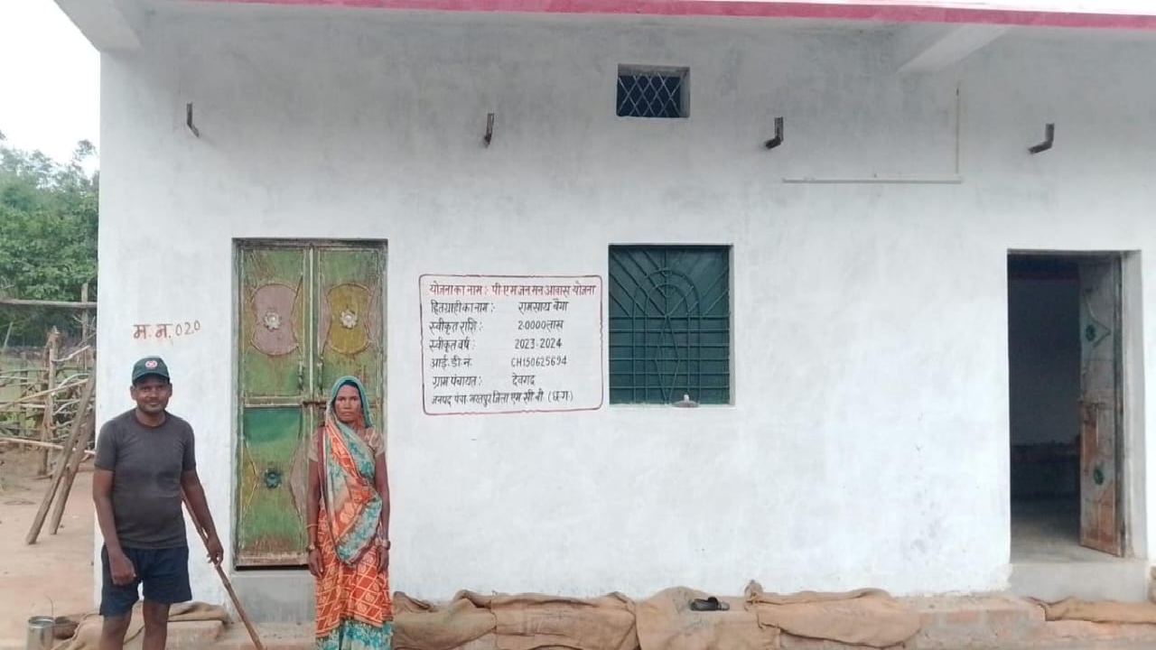 कच्चे घर से पक्के आशियाने तक: प्रधानमंत्री आवास योजना ने बदली रामसाय बैगा की जिंदगी ...
