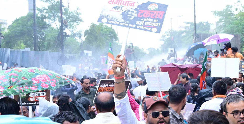 CG : बीजेपी की रैली में माहौल बिगाड़ने वाले 12 कांग्रेसियों पर FIR दर्ज …