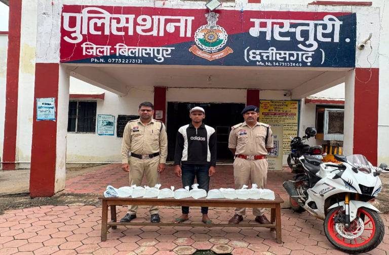 CG : अवैध शराब के कारोबार पर बिलासपुर पुलिस का प्रहार…