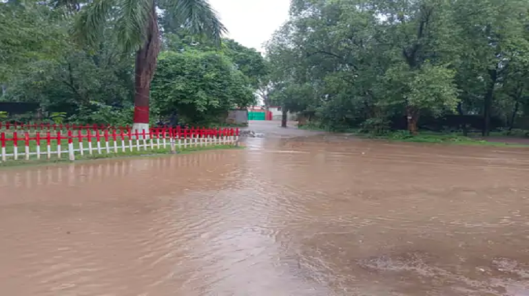 राजनांदगांव : लगातार बारिश से तहसील कार्यालय लबालब, आवाजाही में परेशानी बढ़ी…