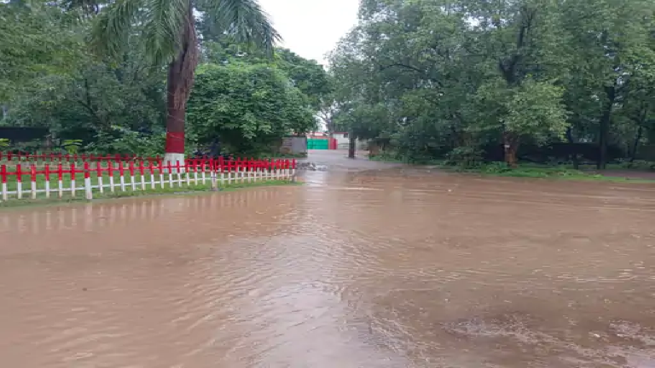 राजनांदगांव : लगातार बारिश से तहसील कार्यालय लबालब, आवाजाही में परेशानी बढ़ी…