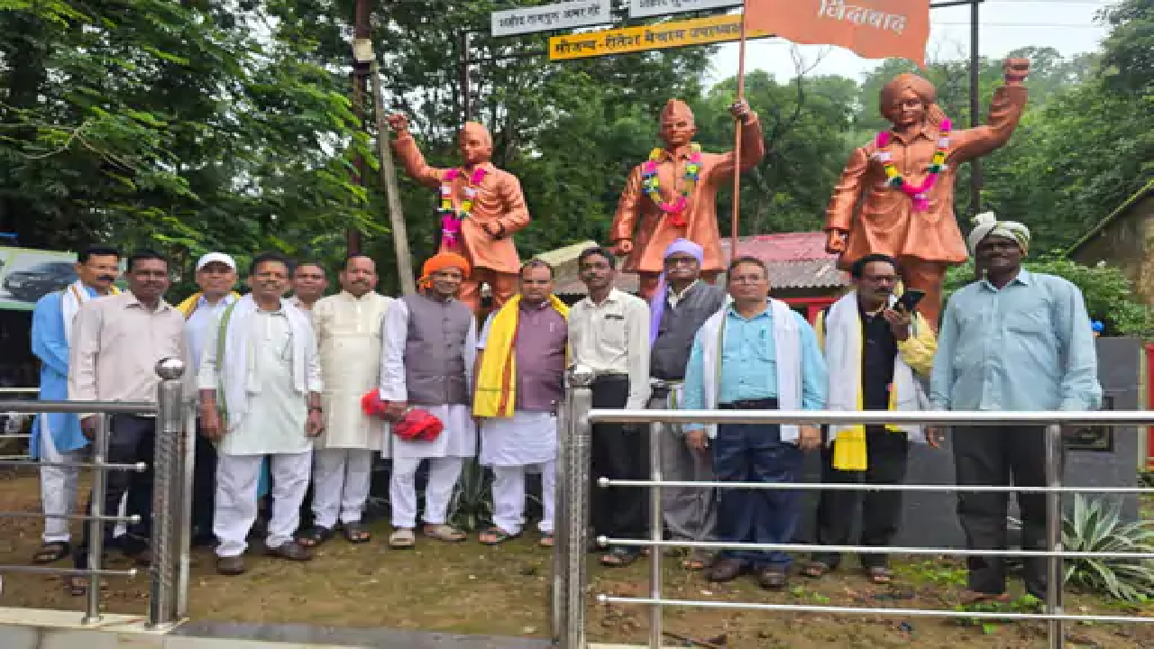 राजनांदगांव : पारंपरिक नृत्य करते हुए किया नगर भ्रमण …
