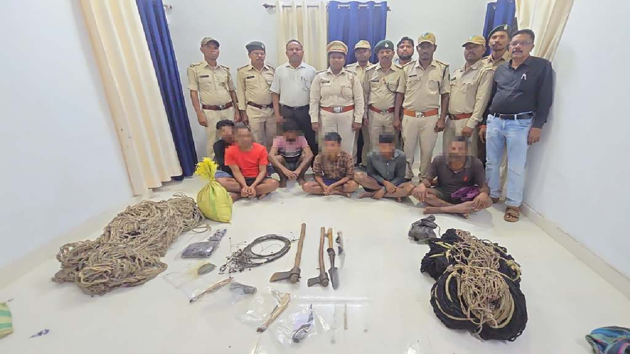 CG : इन्द्रावती टाइगर रिजर्व में वन्यजीव शिकार पर बड़ी कार्रवाई, 6 आरोपी गिरफ्तार …