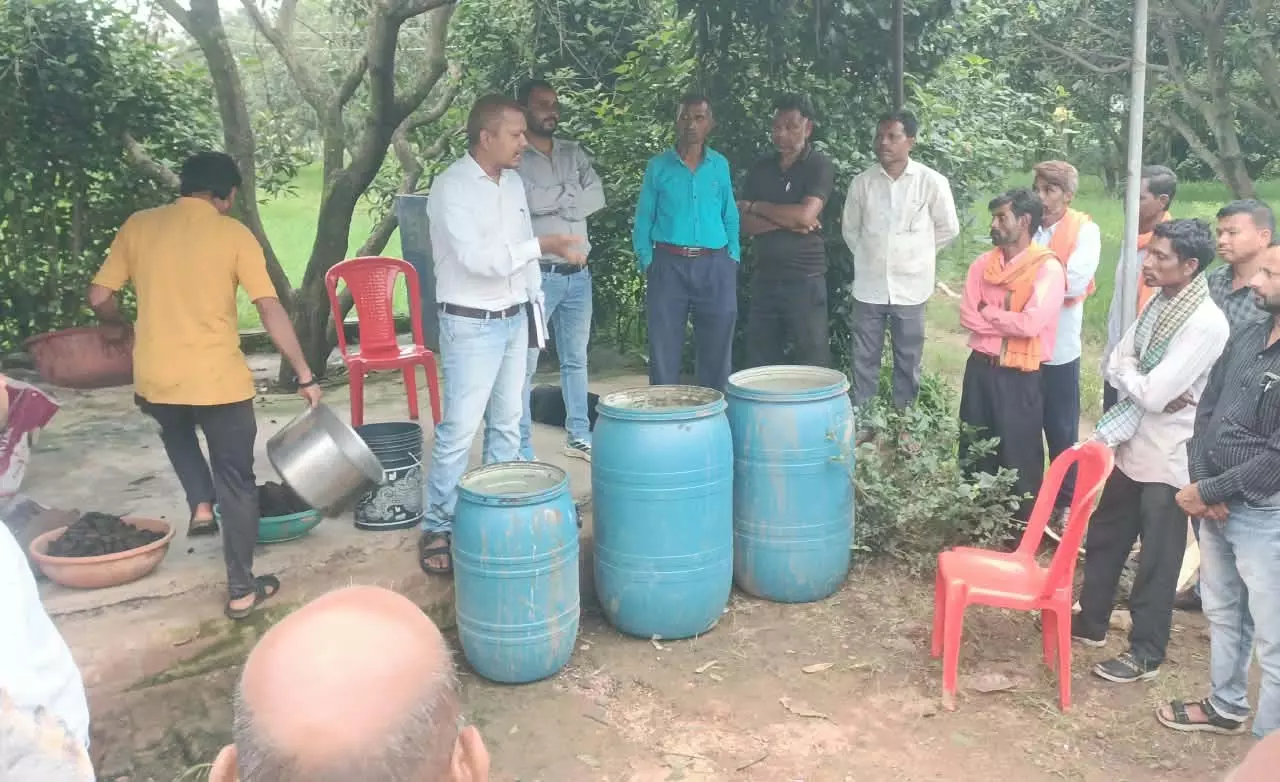 CG : जीपीएम के 160 पंचायतों में तैयार किए गए ’जीवामृत मॉडल फार्म’ …