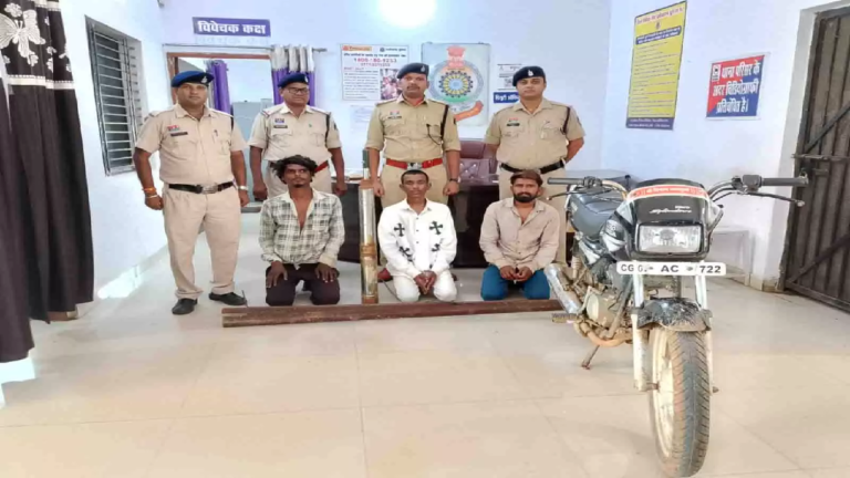 CG : ब्रिक्स से समरसिबल पंप और लोहे के एंगल चोरी करने वाले 3 आरोपी गिरफ्तार …