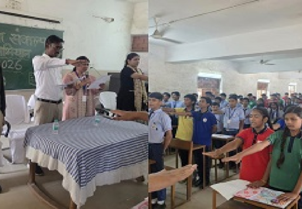 CG : सेवा संकल्प : विद्यार्थियों ने लिया स्वच्छता का संकल्प…