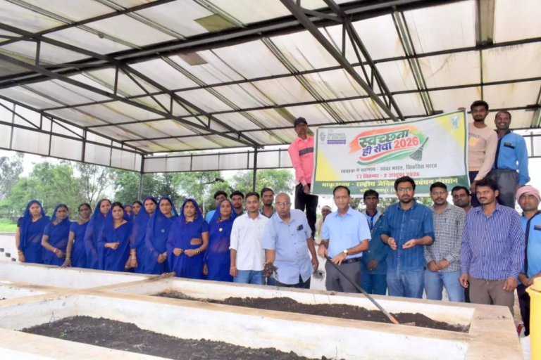 CG : एनआईबीएसएम में सामुदायिक कम्पोस्टिंग पर जनभागीदारी जागरूकता अभियान …