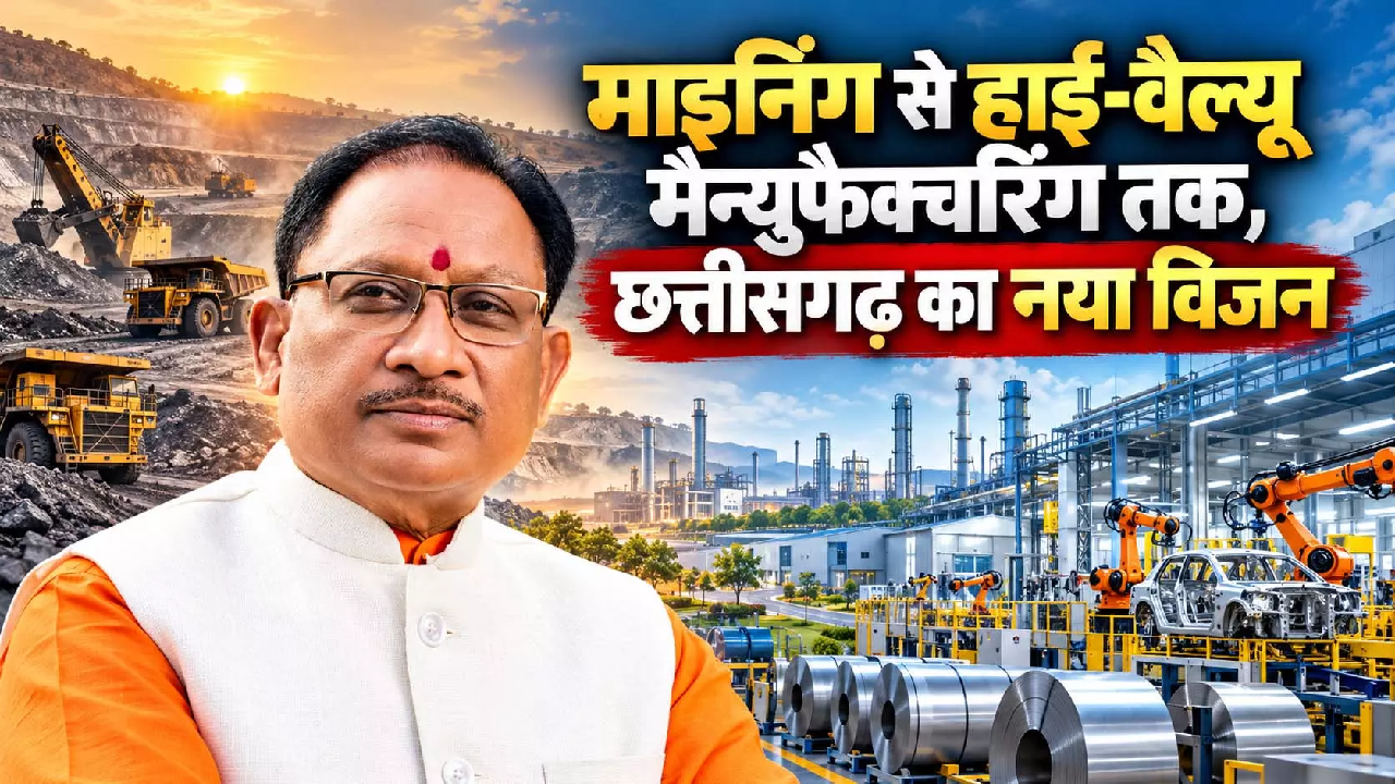 CG : माइनिंग से हाई-वैल्यू मैन्युफैक्चरिंग तक, छत्तीसगढ़ का नया विजन …