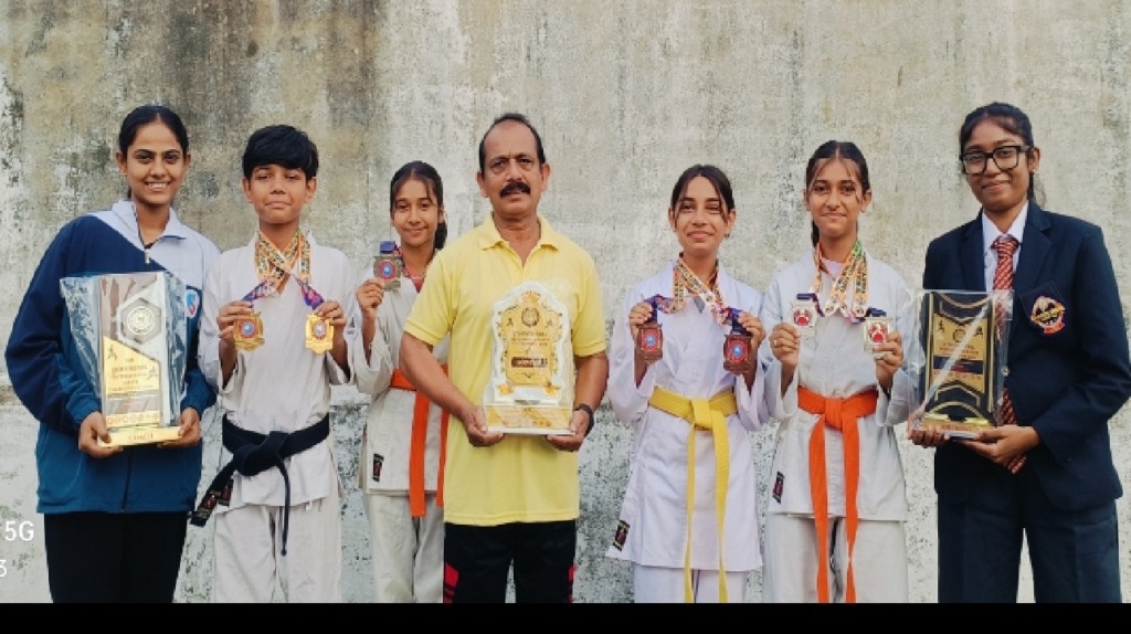 राजनांदगांव : कराते खिलाडिय़ों ने किया कमाल...