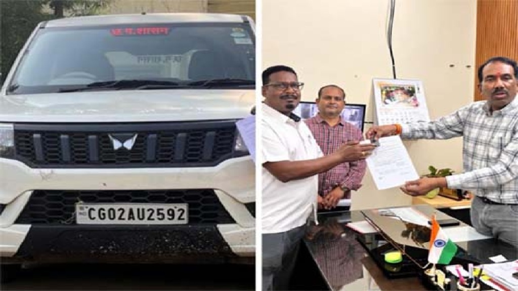 CG : सीएचसी सरायपाली को मिला शासकीय वाहन, स्वास्थ्य सेवाओं को मिलेगी मजबूती…