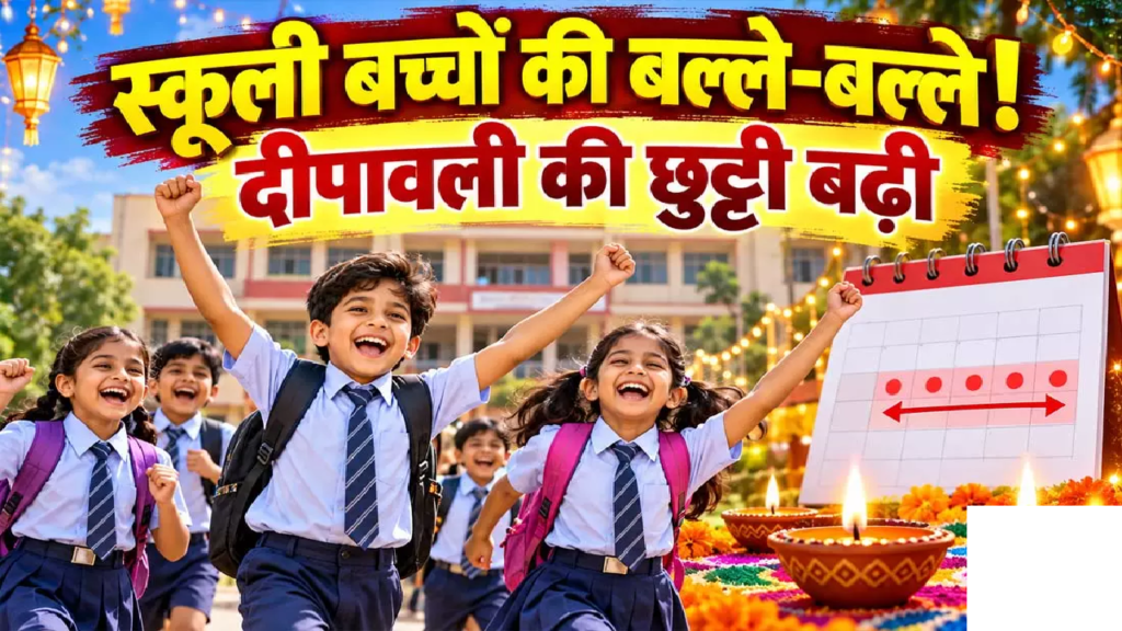 CG : छत्तीसगढ़ में स्कूली बच्चों की मौज! दीपावली की छुट्टी बढ़ी, अब इतने दिनों तक बंद रहेंगे स्कूल …