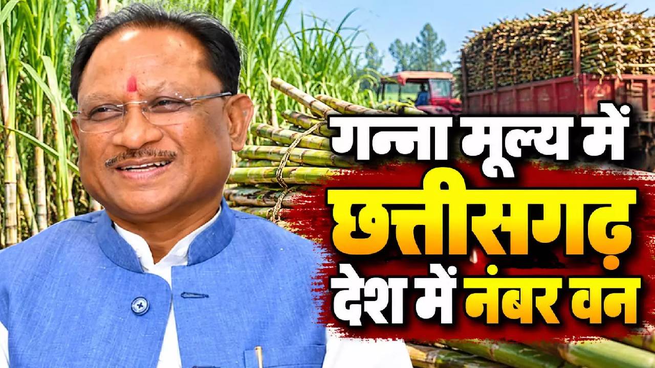 CG : गन्ना मूल्य में छत्तीसगढ़ देश में नंबर वन …