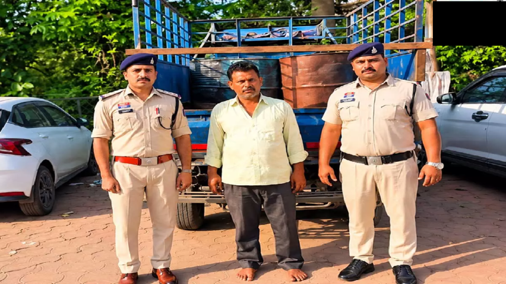 CG : अवैध परिवहन का खुलासा, 7 ड्रम डीजल के साथ आरोपी गिरफ्तार …